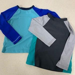 Toddler boys rash guard (2 shirts, size 2T)